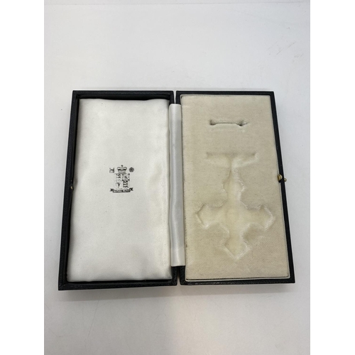 11 - Royal Mint Medal box, with initals D.F.C to top