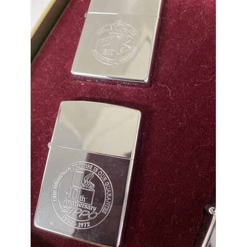 A Zippo Anniversary series 1932-1992 Collectors' boxed