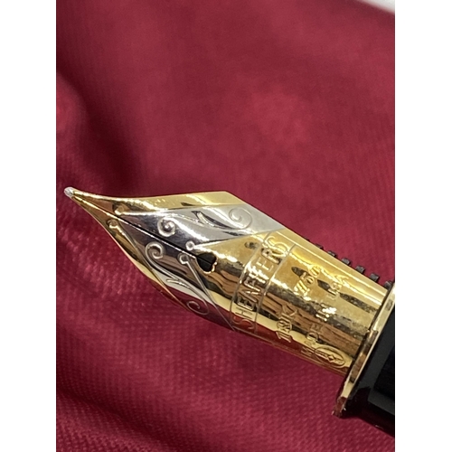 8 - Sheaffer Asian Series Bamboo Royal Selangor fountain pen with 18k gold nib in original presentation ... 