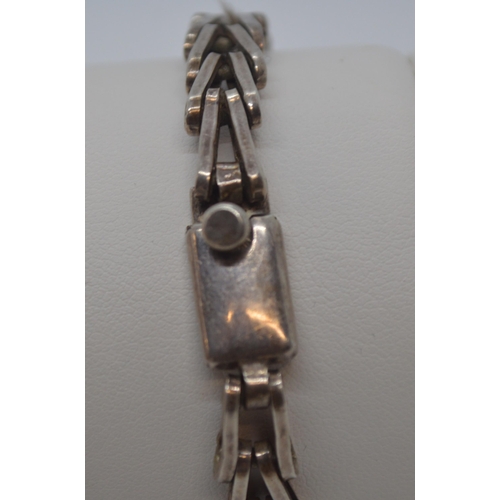 144 - Silver bracelet marked 925