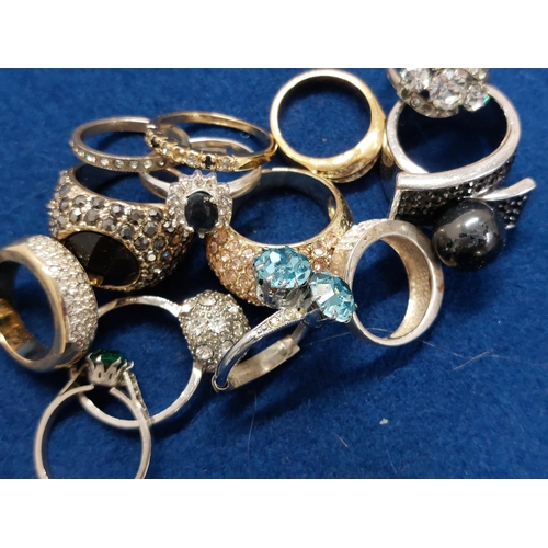 229 - A large quantity of costume jewellery including jewellery boxes, rings, watches necklaces, brooches ... 