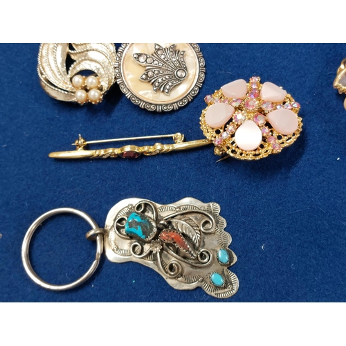 229 - A large quantity of costume jewellery including jewellery boxes, rings, watches necklaces, brooches ... 