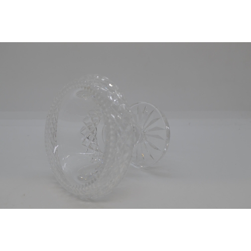 25 - Waterford cut crystal miniature bowl from the heritage collection, with a turnover rim design