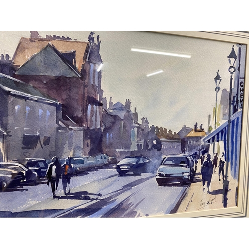 35 - Framed and glazed original watercolour of  Aldeburgh High Street (Watercolour), signed bottom right ... 