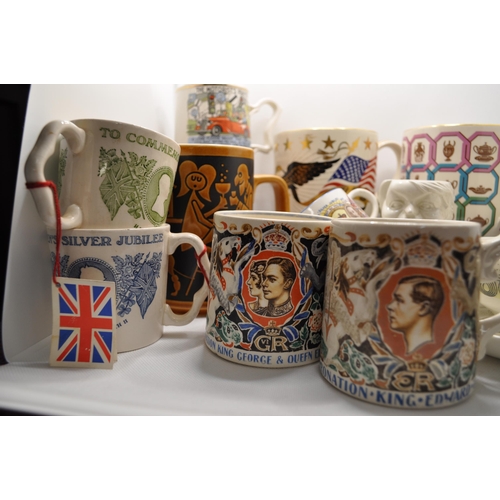 125 - A selection of collectible ceramic items to include Wedgewood, Royal Memorabilia, Spitting Image art... 