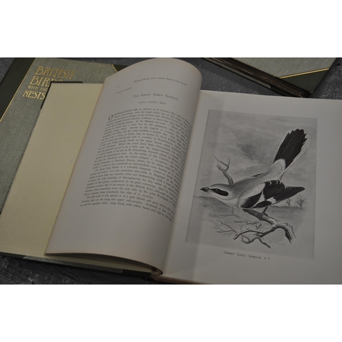 15 - Antique hardback books - Vol 1-6 entitled 'British Birds with their Nests and Eggs' Arthur G Butler,... 