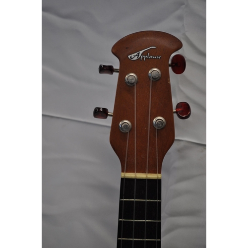 168 - An Applause by Ovation ukulele, with gig bag serial no 952530