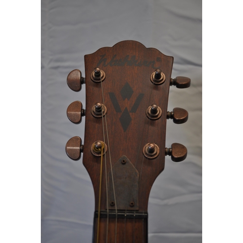 169 - Washburn hb32dmns hollow/semi-hollow mahogany guitar, serial no n06020065