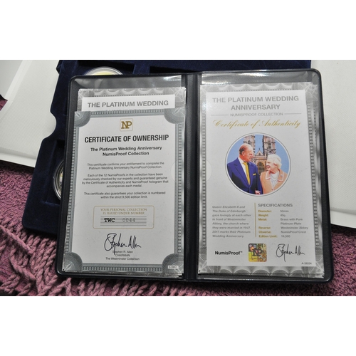 193 - 2017 Westminster limited edition set 'The Platinum Wedding Anniversary' Numis Proof collection no. 0... 