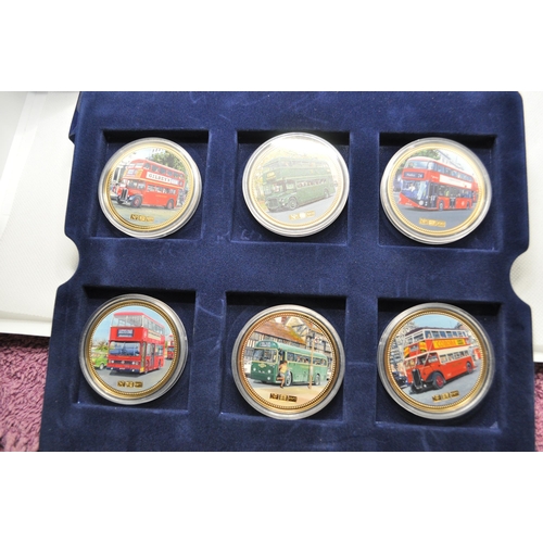 194 - 2017 Westminster limited edition set 'The London Buses' Numis Proof  complete (set of 12 featuring c... 