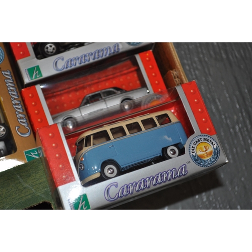 207 - Cararama 1:43 scale  diecast models including Porche, Campervans, trucks etc. X 22 vehicles in total... 