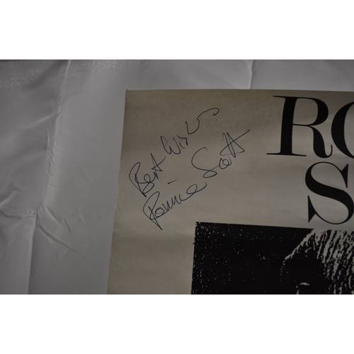 38 - X3 Ronnie Scott jazz posters, signed memorabilia  (Chilford Barn Cambridge)