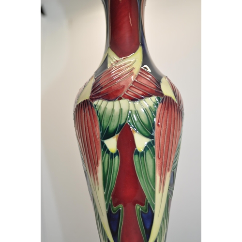 80 - Moorcroft Trinity vase designed by Philip Gibson c. 2003 approx height 32cm