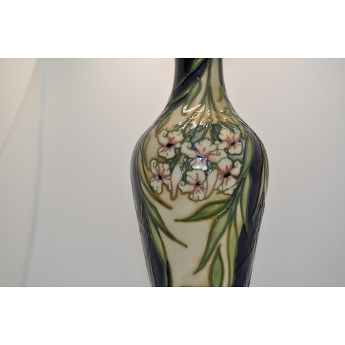 81 - Liberty limited edition 68/150 Moorcroft vase 'Jasmine' designed by Rachel Bishop c.2003, approx hei... 