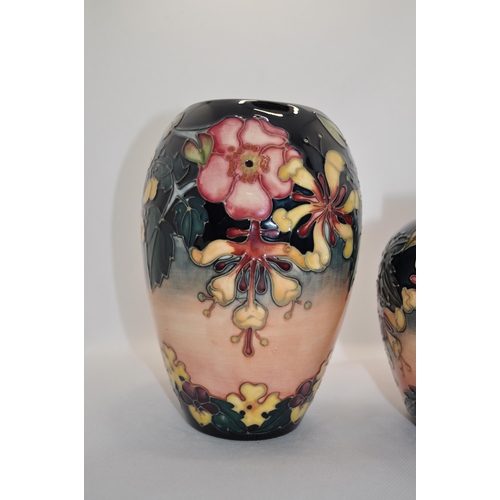 87 - Two items of Moorcroft Oberon ceramics, designed by Rachel Bishop