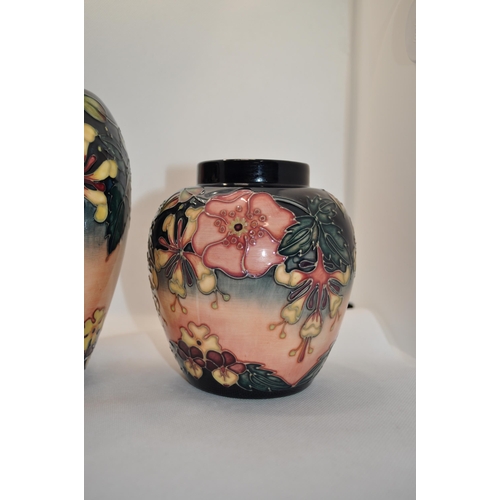 87 - Two items of Moorcroft Oberon ceramics, designed by Rachel Bishop