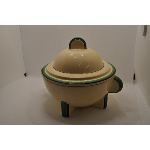 90 - Clarice Cliff Bizarre Art Deco Tureen