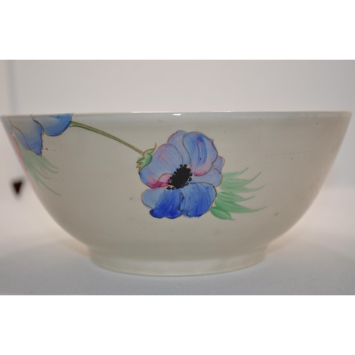 93 - Clarice Cliff Newport pottery Co (Anemones) approx. H8cm x Dia19cm