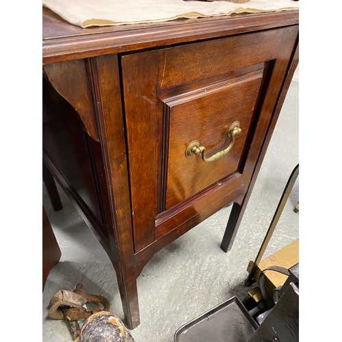 131 - Edwardian single drawer filing cabinet