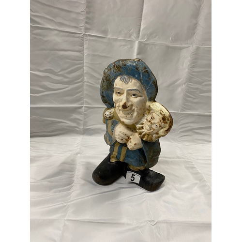 5 - Punch and Judy metal doorstop