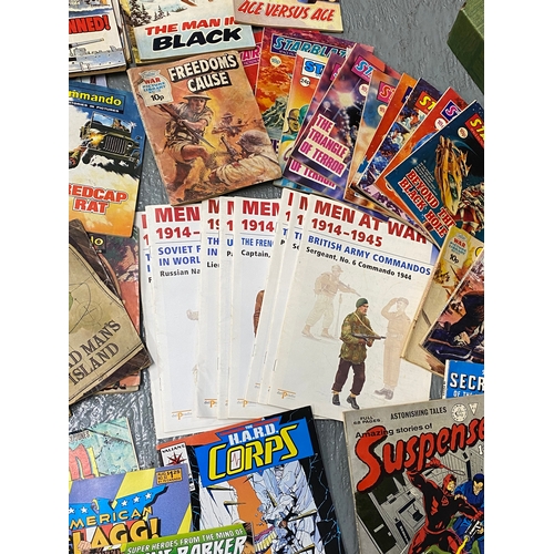 45 - A selection of Marvel, DC comics, Valiant, First comics, Alan Class, 2000AD including Secret Wars Sp... 