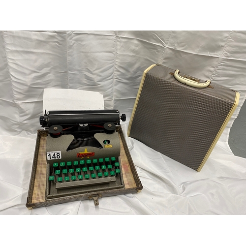 148 - Vintage Lilliput child's typewriter with carry case