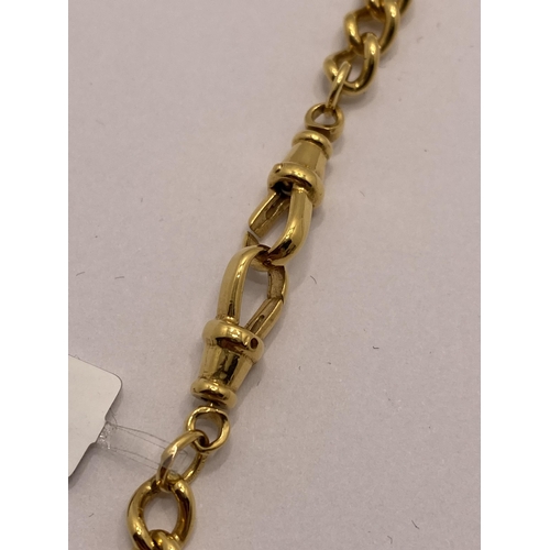 69 - 9k yellow gold chain, stamped 375, approx length 24, approx gross weight 41g