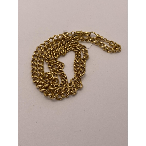 69 - 9k yellow gold chain, stamped 375, approx length 24, approx gross weight 41g