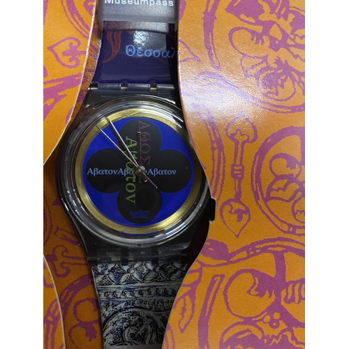 199 - A selection of swatch watches including 1995 Swatch watch Be my Valentine (For Your Heart Only) with... 