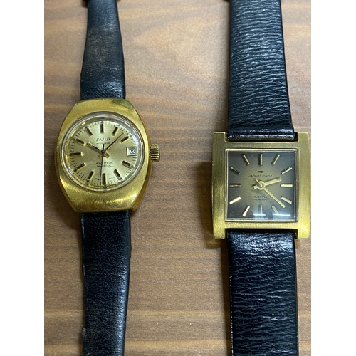 246 - Retro and vintage wristwatches to include dials marked Timex, Fossil, Tina, etc six items in total. ... 