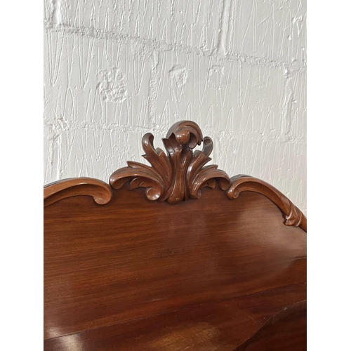 23 - Victorian chiffoniere with drawer and cupboard, approx. H 146cm x W106 cm