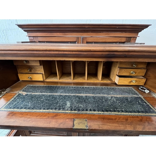 23 - Victorian chiffoniere with drawer and cupboard, approx. H 146cm x W106 cm