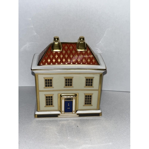 229 - Royal Crown Derby mini The China Shop paperweight with a stopper in box