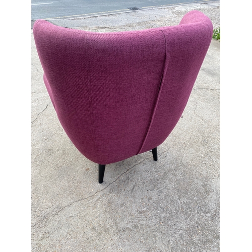 115 - Designer 'Made' Kubrick armchair, nearly new and still available online RRP £650