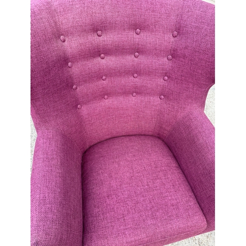 115 - Designer 'Made' Kubrick armchair, nearly new and still available online RRP £650