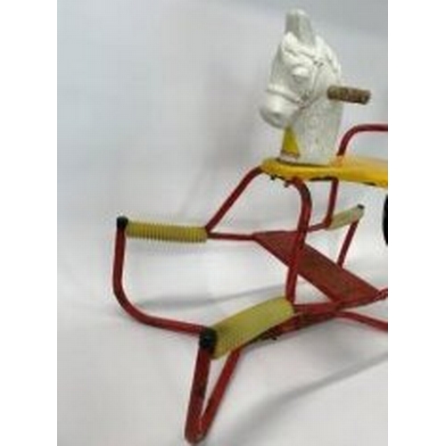 111 - Vintage Kelo  spring rocking / bouncing horse