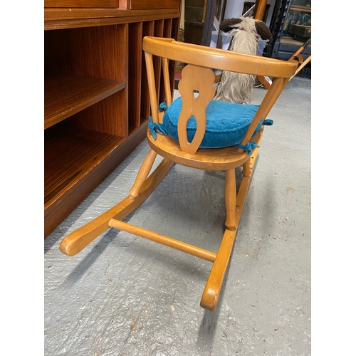 111A - Child's retro horse rocking chair