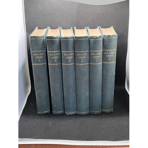 1 - Old and New London volumes 1-6 hardback by Kassell and co London Paris and New York, a narrative of ... 