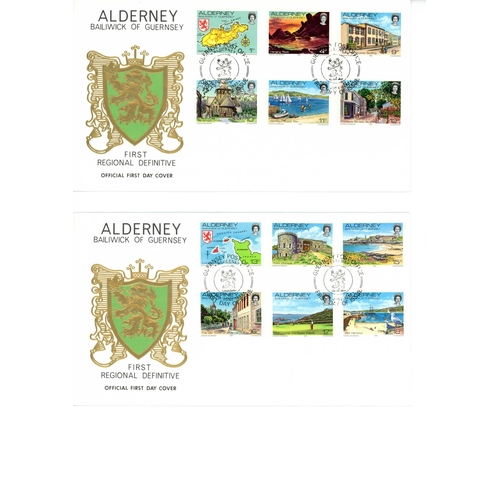 150 - X4 folders full of Jersey and Guernsey First Day Covers dating 1980 - 1994