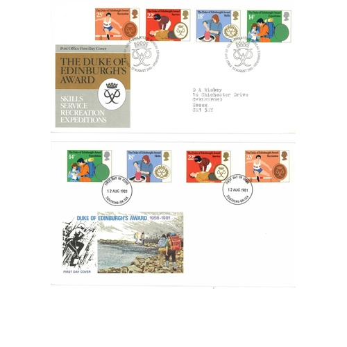 151 - X4 folders full of  GB First Day Covers dating 1983 - 1994