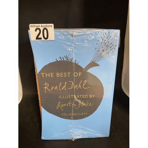 20 - The Best of Roald Dahl illustrated by Quentin Blake comprising The Witches, Charlie and The Chocolat... 