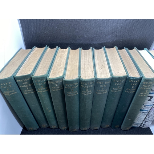 21 - Arthur Ransome Swallows & Amazons series, twelve books in total of which five are 1st Editions; Miss... 