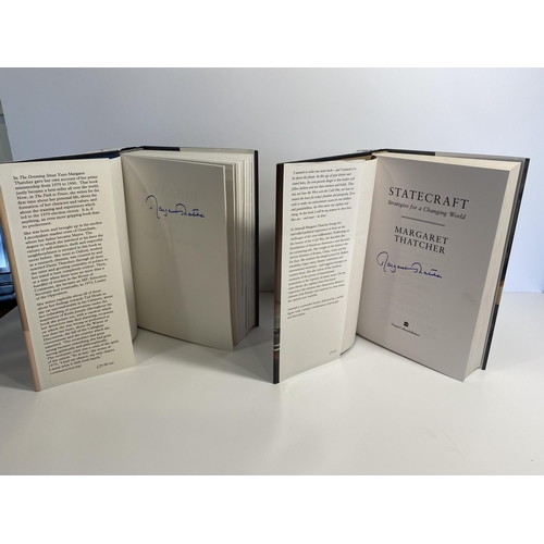 50 - SIGNED COPY - Margaret Thatcher- Hardcover book entitled 'Statecraft for Changing The World' 2002 si... 