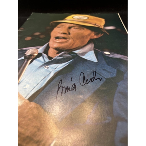 57 - A signed Bing Crosby Programme for 1977 London Palladium season, in good but read condition. The fri... 