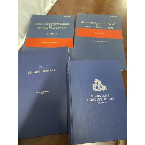 8 - A quantity of nautical books to include The Mariner's Handbook 4th edt c. 1973, Channel Pilot 1st ed... 