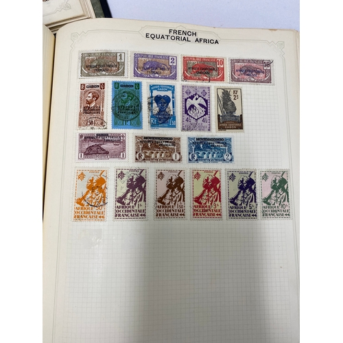 160 - Three hardback Simplex Deluxe Albums by Stanley Gibbons containing a selection of various stamps fro... 