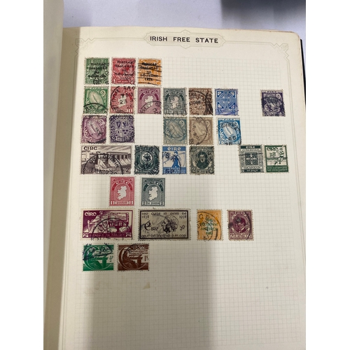 160 - Three hardback Simplex Deluxe Albums by Stanley Gibbons containing a selection of various stamps fro... 