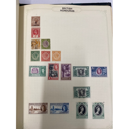 160 - Three hardback Simplex Deluxe Albums by Stanley Gibbons containing a selection of various stamps fro... 