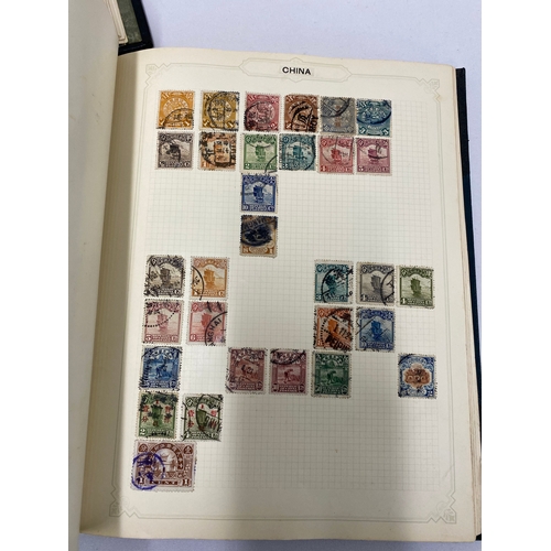 160 - Three hardback Simplex Deluxe Albums by Stanley Gibbons containing a selection of various stamps fro... 