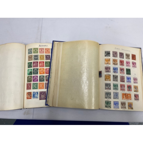 156 - Two Kingston Stamp Albums containing x78 / x68  full/part pages of a variety of stamps from various ... 